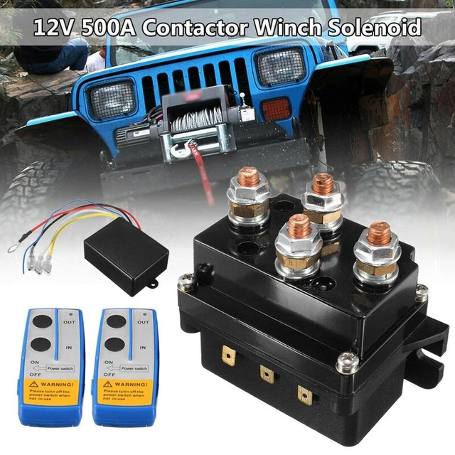 Relè magnete per vento 12 V 500 A SchüTz + kit telecomando verricelli wireless 9950
