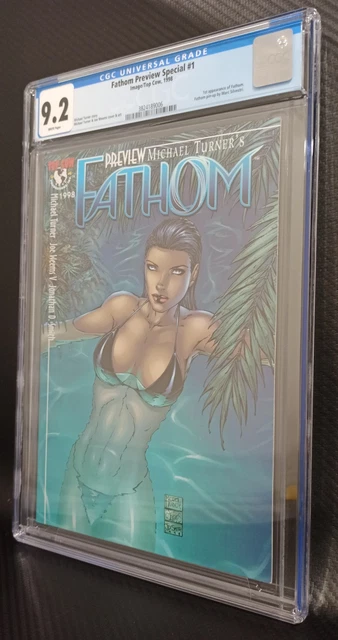 CGC High Grade 9.2 Fathom Preview Special #1 Comic Book Image/Top Cow Comics