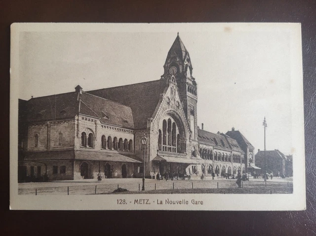 Cpa - 57 - Metz - The New Station