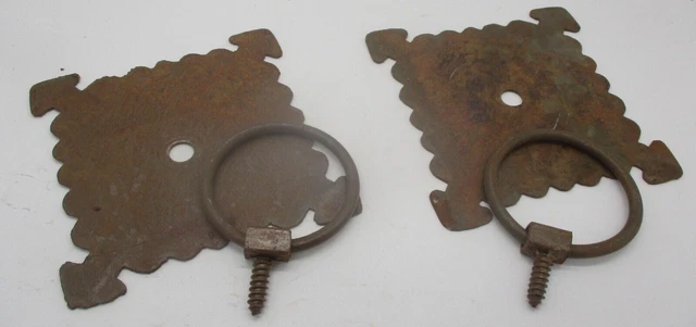 2 Vintage Medieval Gothic Look Door Pulls