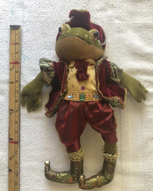 Vintage Plush Frog Prince Jester/PLEASE READ