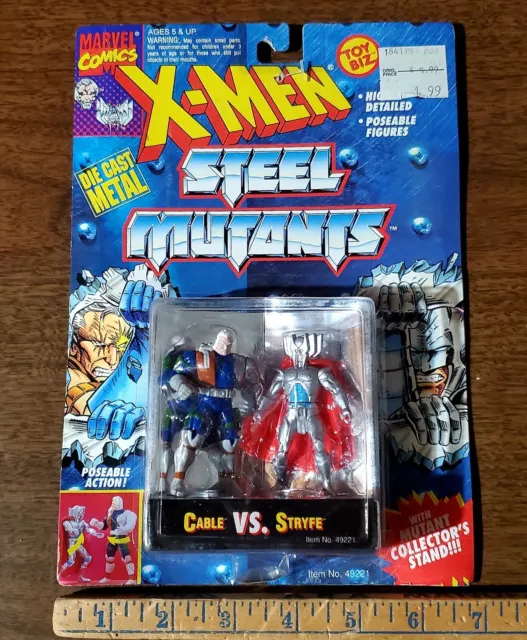 Vintage X-MEN Steel Mutants Cable vs. Stryfe TOY BIZ 1994 Marvel