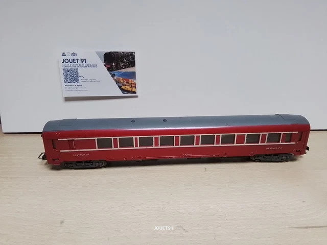 Wagon Restaurant SNCF Jouef Réf. 8690 - Échelle HO - Comme Neuf Avec Boîte - Occasion