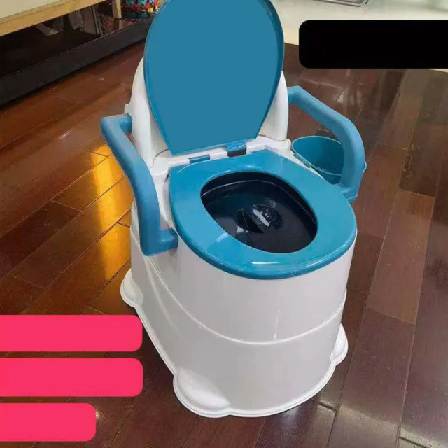 Portable Toilet For Adults Comfortable Sitting Indoor Commode Seats Odor