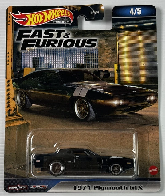 HOT WHEELS FAST & Furious PREMIUM Car 1971 Plymouth GTX 4/5 11.98