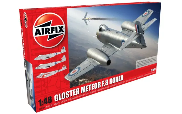 A09184 Airfix Gloster Meteor F.8 Korea Plastic Model Plane Aircraft Kit Boxed uk
