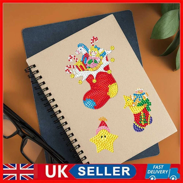 DIY Gem Art Sticker Cartoon Animal PVC Stickers Paint by Numbers for Kids Adult