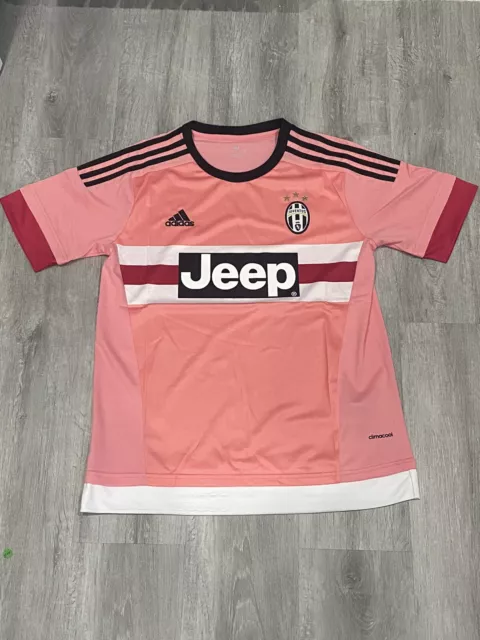 Juventus AWAY 15/16 Pink Shirt Medium