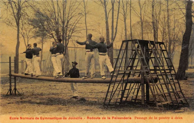 Cpa 94 Normal School Of Gymnastics Joinville Two Beam Passage