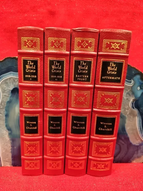Easton Press THE WORLD CRISIS: The First World War 4 Vols by Winston S Churchill
