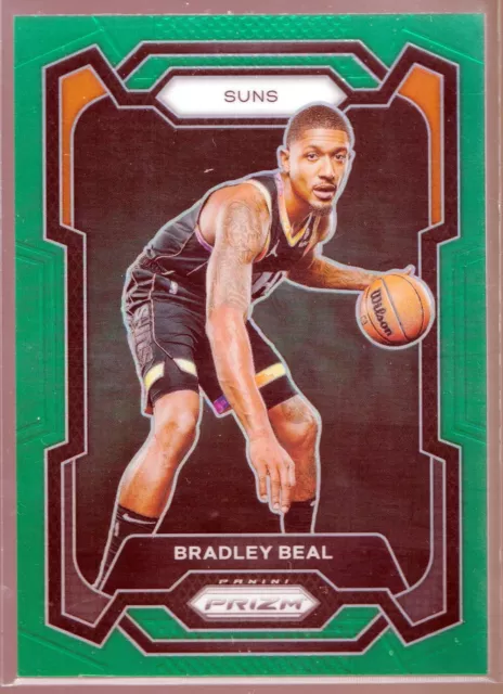 2023-24 Panini Prizm Prizms Green #64 Bradley Beal