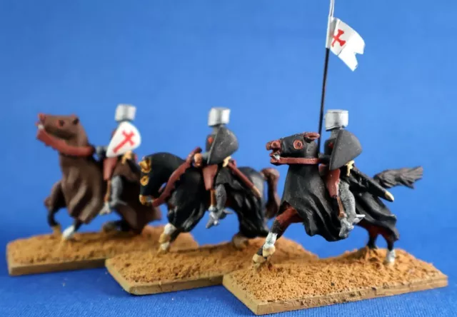 Hinchcliffe 25mm Mounted Crusader Knights and Auxiliary Cavalry