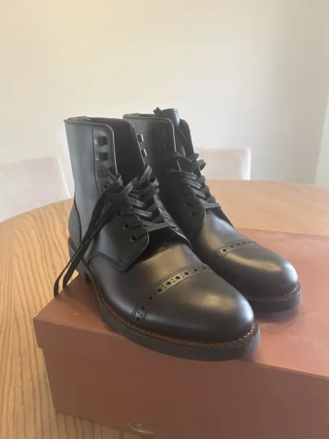 Coach bleecker deals cap toe boots