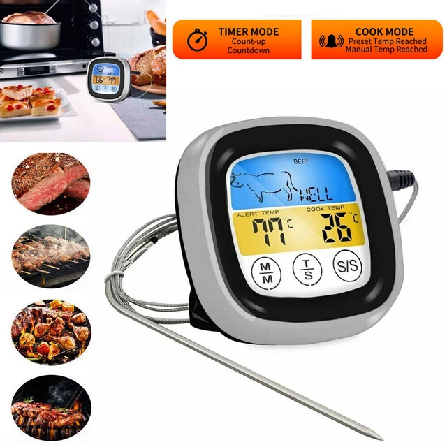 Fdit Edelstahl-Grillthermometer - Präziser Temperaturmesser Für Grill & Smoker