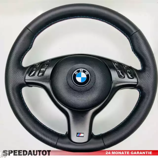 VOLANT EN CUIR BMW Z3 E46 E39 M Volant avec Couverture Multif. Noir et  Airbag-* EUR 379,00 - PicClick FR