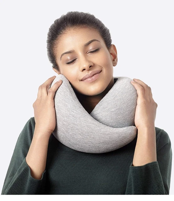 Ostrich Pillow Go Neck Pillow One Size Travel Rest Comfort - Blue Reef 4