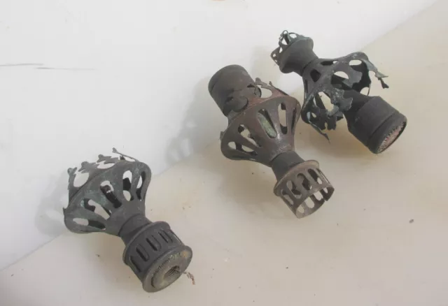 Victorian Brass Oil Lantern Light Lamp PARTS Sconce Old Antique Vintage