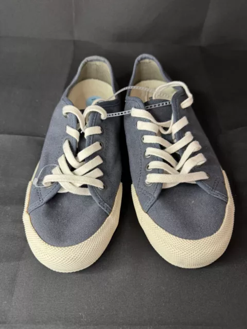 SeaVees Women's US 6 Monterey Sneaker Classic Canvas Slate Blue Navy Shoes