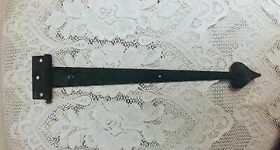 Antique Hand Forged Wrought Iron Barn Door Strap Hinge 3