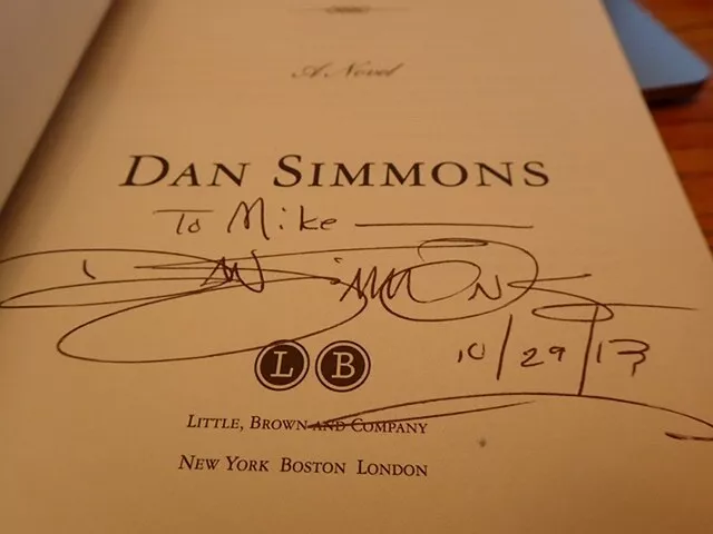 Dan Simmons Signed Inscribed Dated The Abominable First Edition Mint And Unread