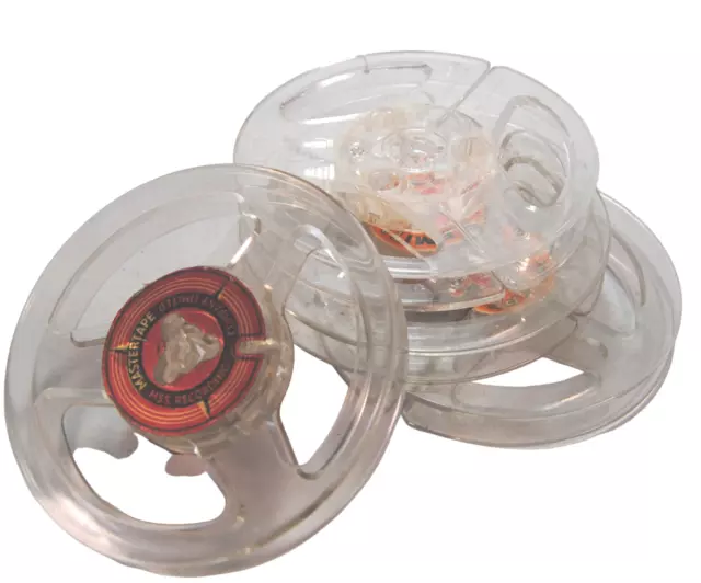 1 carrete proyector de película de cine de 4" 8 mm carrete de recogida vacío varias marcas clip gratuito