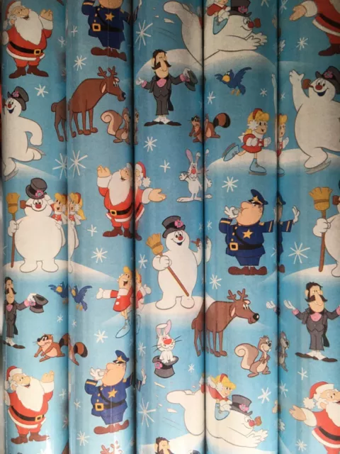 Hallmark Wrapping Paper Christmas Frosty The Snowman Jumbo Roll 70 sq ft  Holiday