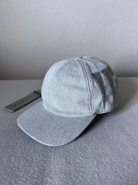 Rick Owens DRKSHDW Denim Baseball Cap - Size Medium - Milk Melange