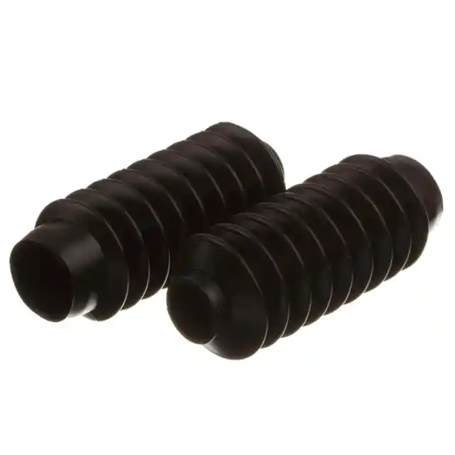 Paar Faltenbalg für Telegabel, schwarz, für Telegabel mit Ø 35mm-Führungsrohr