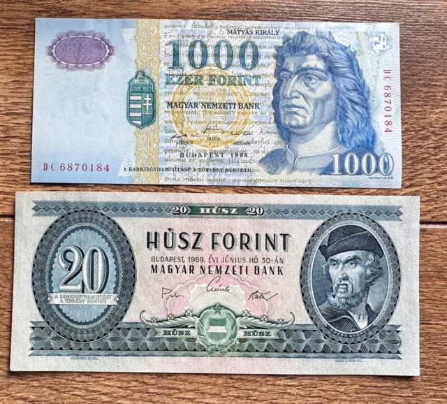 Hungry 2 Banknotes Grade AUNC