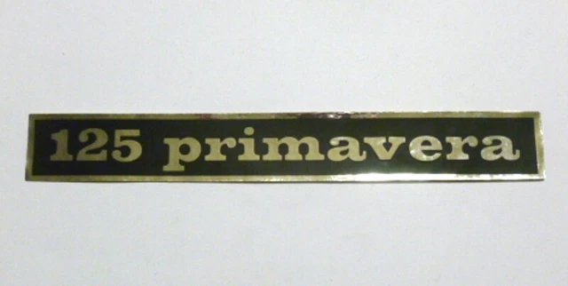 Vecchio Adesivo Originale / Old Sticker VESPA 125 PRIMAVERA PIAGGIO (cm 15 x 2).