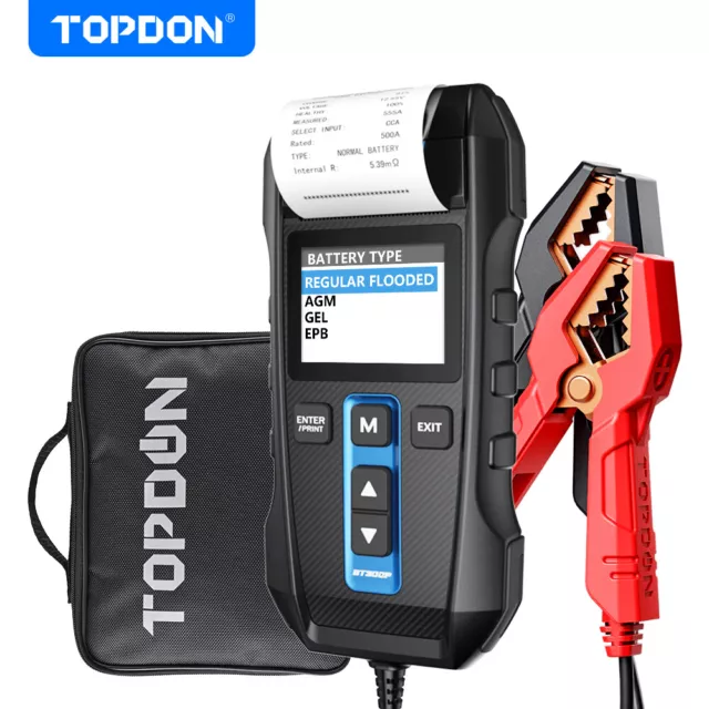 TOPDON BT200 12V/24V tester batteria auto veicolo OBD2 dispositivo  diagnostico tester tester EUR 52,89 - PicClick IT