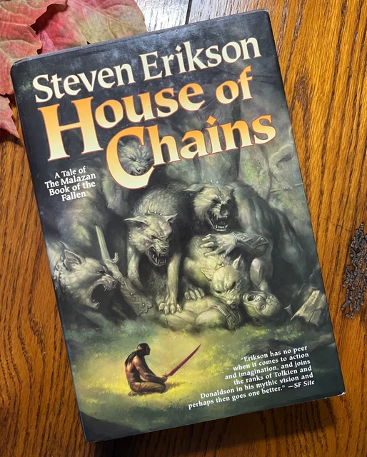 MALAZAN HOUSE OF Chains by Steven Erikson TOR BCE Hardcover 43.99