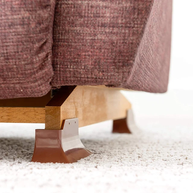 Elevadores reclinables - Elevador fácil de silla adaptable resistente al deslizamiento - Juego de 4