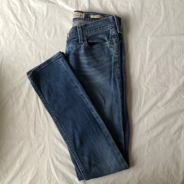 Women’s Hollister Denim Jeans Size 3R L33 Blue ‘Laguna Skinny’ Stretch