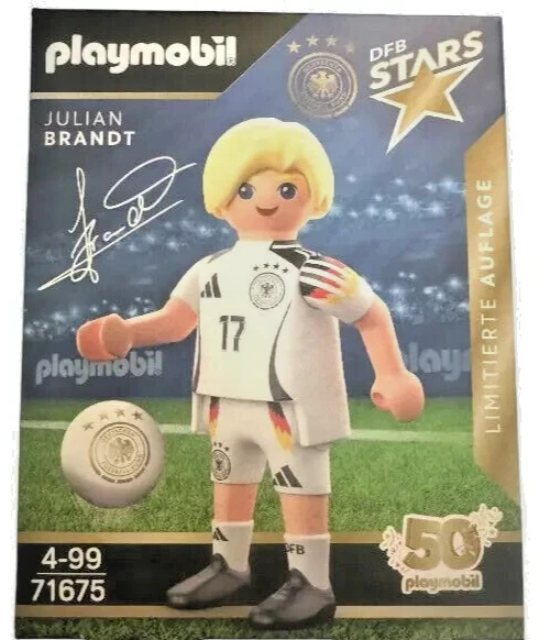 PLAYMOBIL Németország DFB STARS Labdarúgó Figura 71675 Julian Brandt 2d664f98 Fa91 4793 B98e A9ac0552ac50