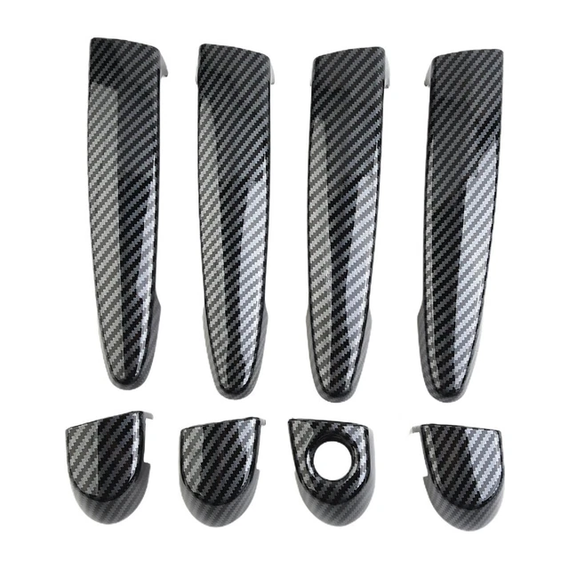 Carbon-Fiber Door Handle-Covers/Cap Trims Fit For 320i,328i,325i 2005-2012