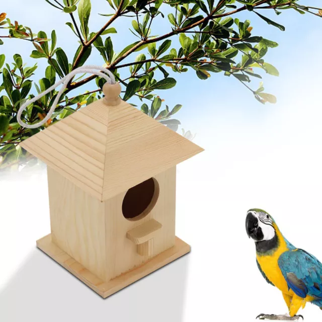 Bamboo Birdhouses for Outdoors Hanging Feeder Hangers outside