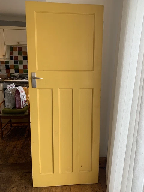 Vintage 1930s 4 Panel Interior Door