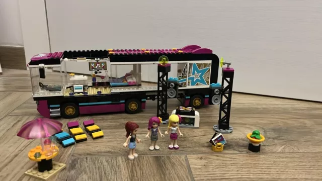 Lego Friends 41106- Pop Star Tour Bus- missing instructions and 3 pieces