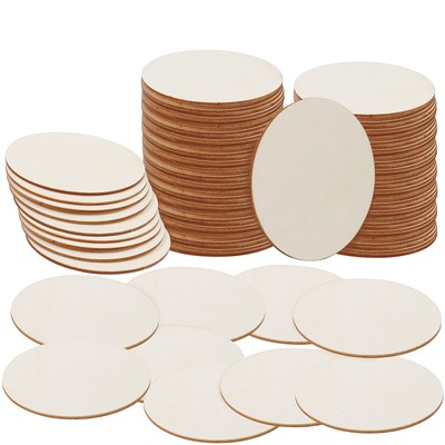 3,4 cm 80pz Cerchi Legno Naturale Preforati da 4 mm per Portachiavi Legno da Decorare Portachiavi BELLE VOUS Cerchi Legno Rotondi Grezzi Decorazioni Legno Natalizie e Ornamenti Fai da Te Legno 