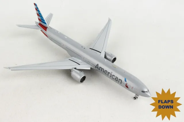 Gemini Jets American Airlines Boeing 777-300ER 1:400 Scale Model GJ2069F Flap dn