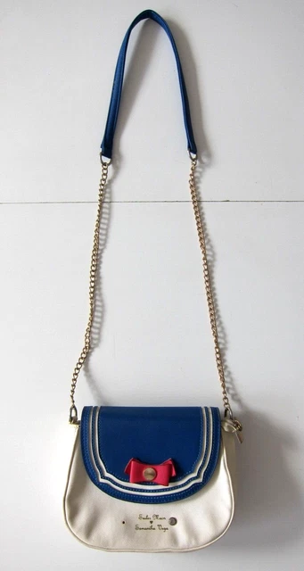 Vintage Samantha Vega Sailor Moon Blue White Satchel Crossbody Small Purse