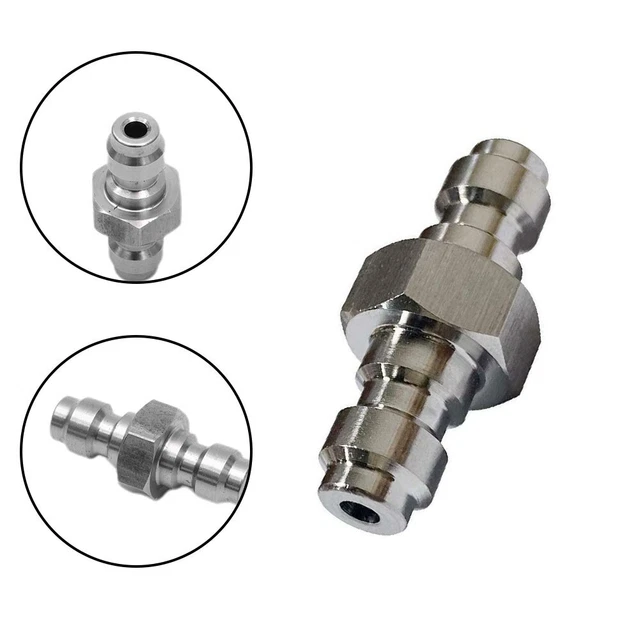 8mm Double Male Quick Connect Adapter Quick Disconnect  For 8MM Female Adapter