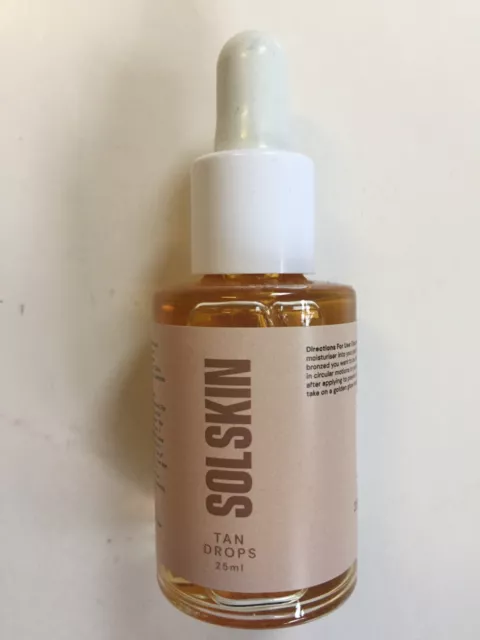 SOLSKIN Tan Drops for Bronze Glow 25ml, RRP-£25, BN