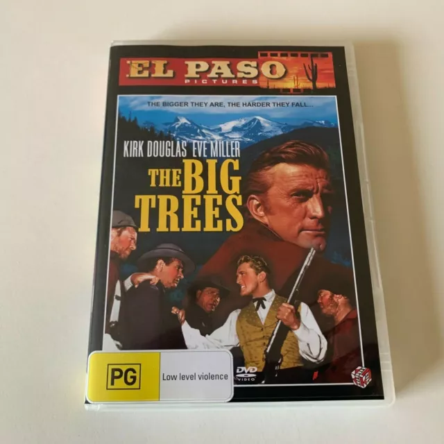 The Big Trees DVD Featuring Kirk Douglas Eve Miller PAL Region 4