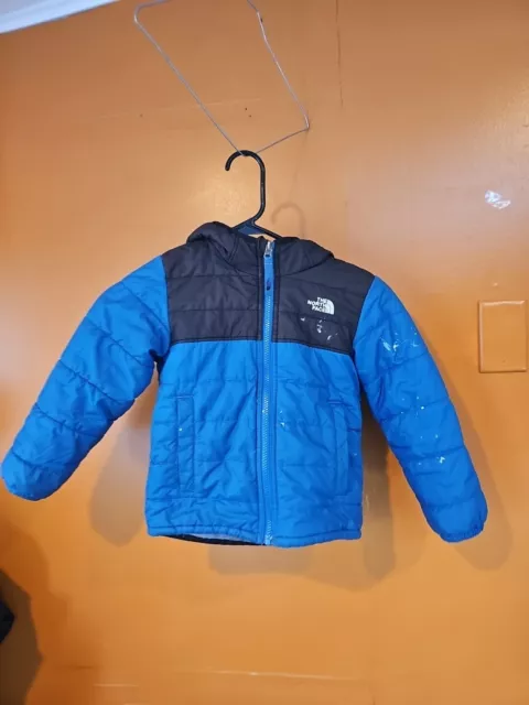 The North Face Boys Reversible Mount Chimborazo Jacket Toddler Size 5 Blue