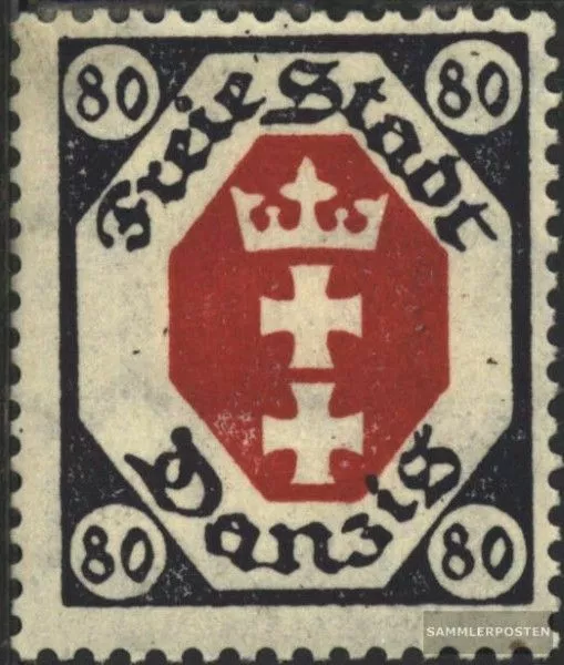 Danzig 82 postfrisch 1921 Freimarken