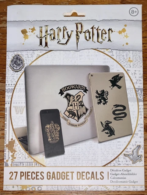Harry Potter Gadget Decals ~ 27 Reusable, Waterproof Stickers ~ Paladone ~ NEW