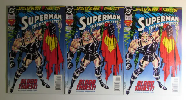 Superman The Man of Steel Lot of 3 #29 DC Comics (1994) NM 1st Print Comic Books