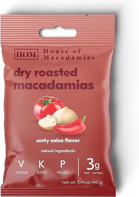 Casa di Macadamia Noci di Macadamia Arrostite con Salsa Zesty 40g